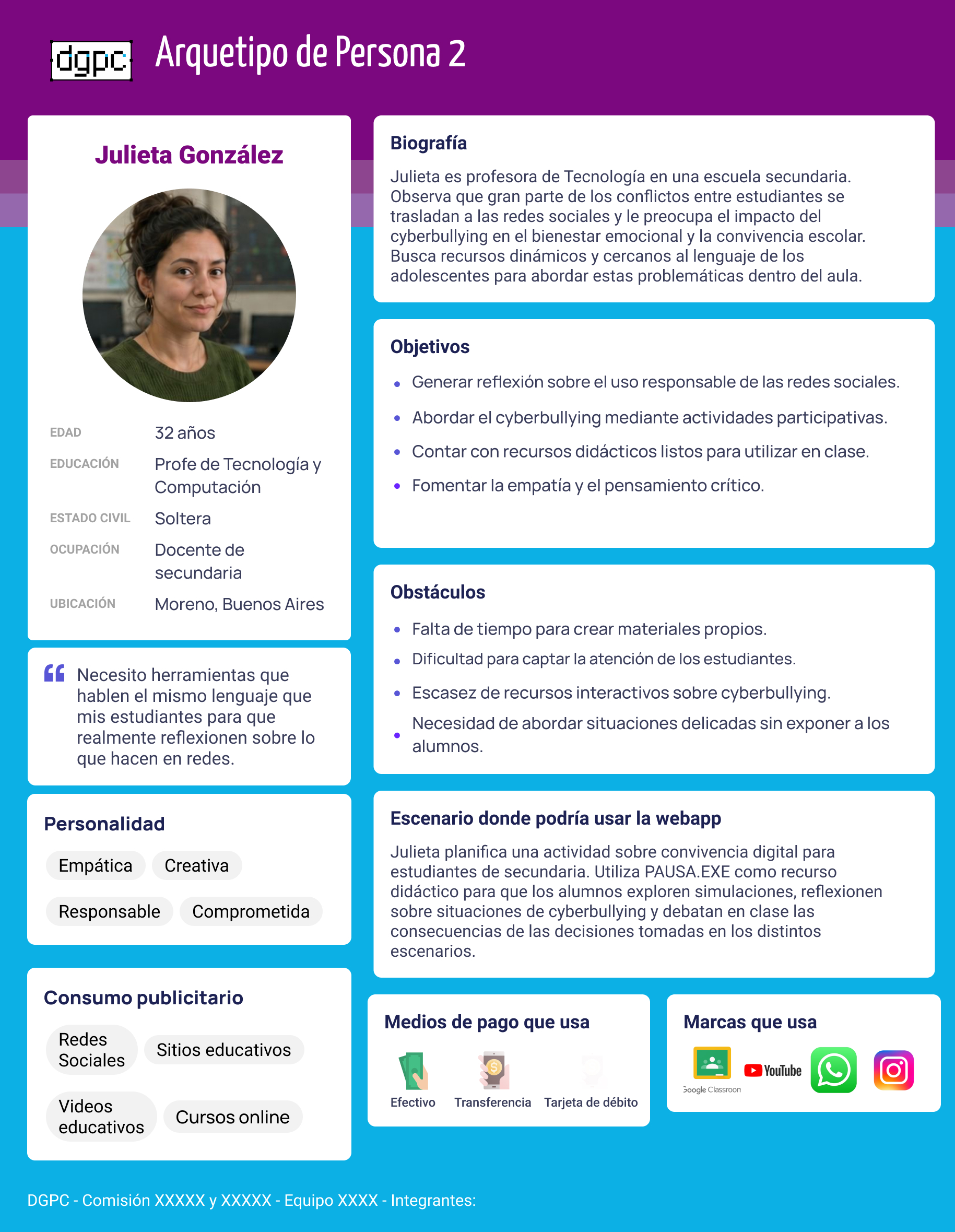 Imagen del user persona